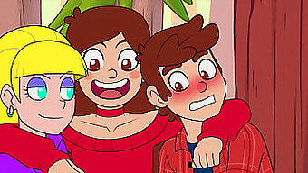 Cartoon-Parodie Von Gravity Falls Mit Lesbischem Sex Und Orgasmus