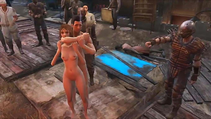 Kreslený Skupinový Sex V Fallout 4 V Diamond City