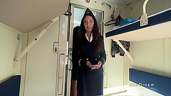 Young Girl Entices Train Conductor For Passionate Sex During Her Break