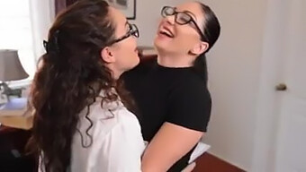 Lesbian Duo Explores Oral And Ass Play