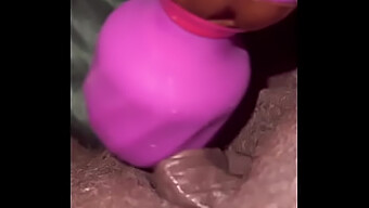 Milaj'S Vibrator Toy Test With Big Natural Tits