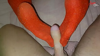 Close-Up Of Feet And Legs In Taboo Family Bedroom Encounter