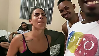 Brazilian Milf Ruivinha'S Interracial Encounter With Three Black Men