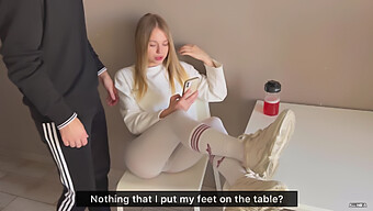 Teen Girlfriend Gets Punished For Being Insolent With Kinky Table Action