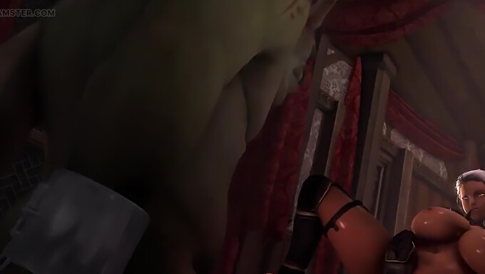 A 3d Animated Ogre Has Sex With An Elf