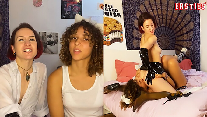 Kitten July, Alman Dominatrix'Ini Yalamaktan Keyif Alıyor