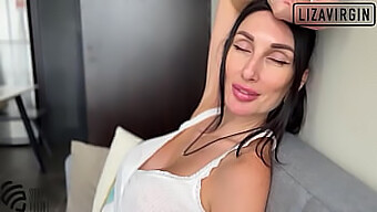 Mature Beauty Receives A Satisfying Blowjob And Facial From Her Young Stepson