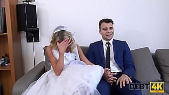 Wedding Encounter Turns Into Steamy Roleplay Between Bride And Debt Collector